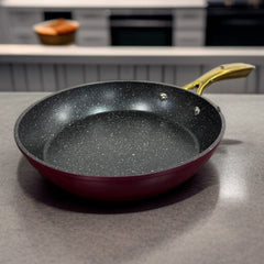 Marble Non Stick Frying Pan Red-26cm