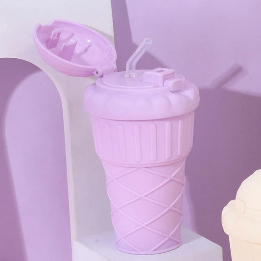 Ice Cream Shape Mug-Purple