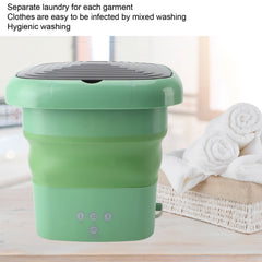 Portable Folding Washing Machine-Green