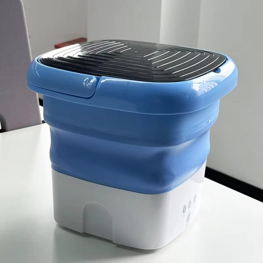 Portable Folding Washing Machine-Sky Blue