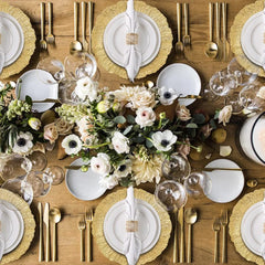 Golden Charger Plate Design 03