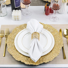 Golden Charger Plate Design 03