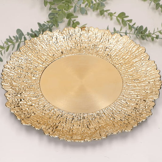 Golden Charger Plate Design 05
