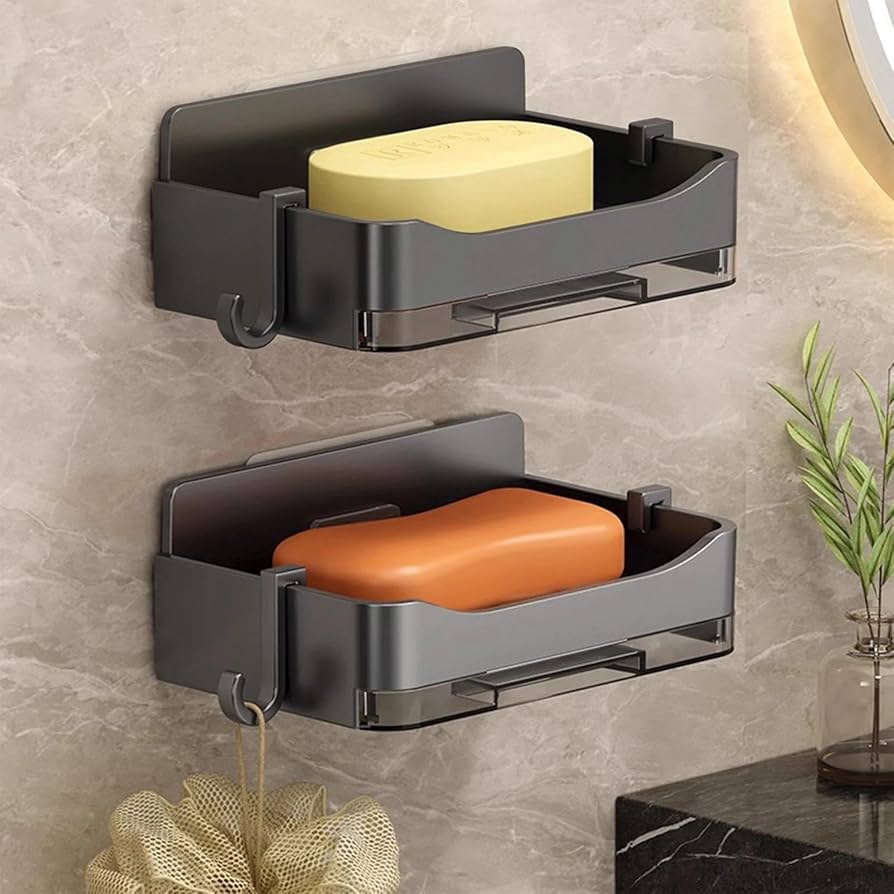 Wall Mounted Soap Holder with Tray