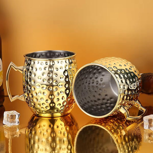 Stainless Steel Mug-Golden