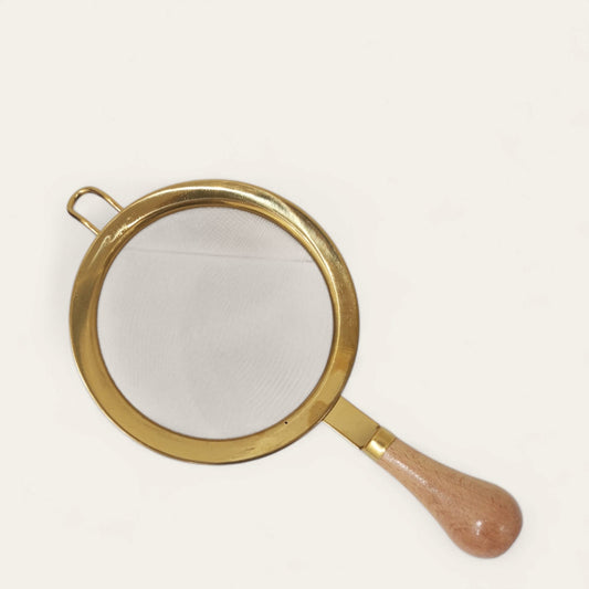 Golden Stainer with Wooden Handle-Large