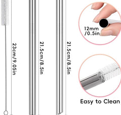 Stainless Steel Straw Set-D1