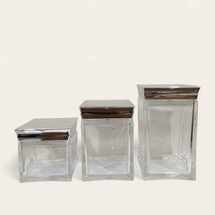 3 Piece Acrylic Jar Set D-2