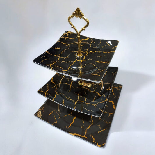 3 Tier Melamine Pastry Tray-D4