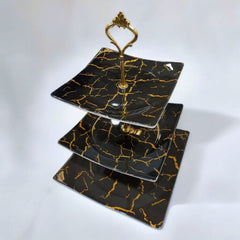 3 Tier Melamine Pastry Tray-D4