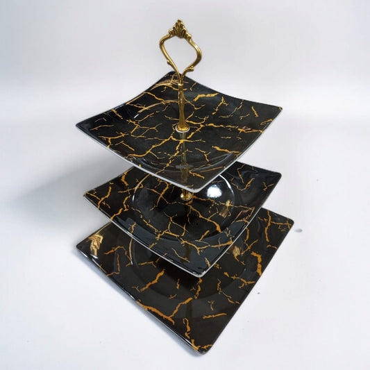3 Tier Melamine Pastry Tray-D4