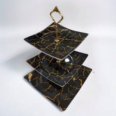 3 Tier Melamine Pastry Tray-D4