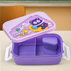 Space Bear Lunch Box-Purple