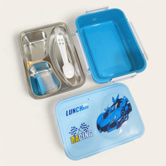 Car Design Lunch Box-Blue