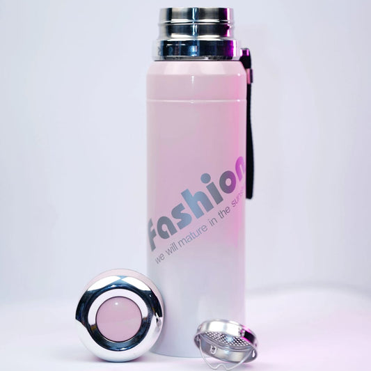 Stainless Steel Fashion Bottle Large-Pink