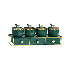 Luxury Spice Jar and Seasoning Organizer Set