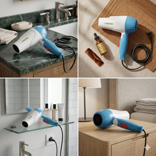Nova Foldable Hair Dryer(1000W)