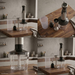 4 In 1 Hand Blender, Chopper and Beater