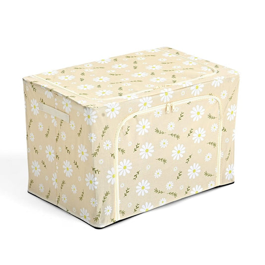 Foldable Clothes Storage Box (100L)-Light Green
