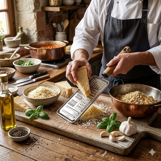 2 in1 Wooden Handle Grater