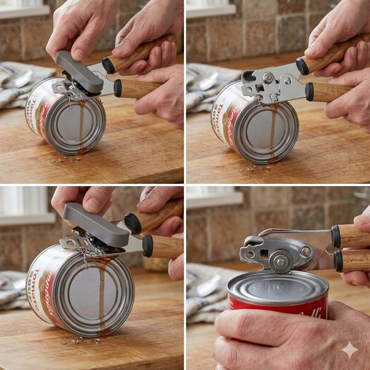Wooden Handle Can Opener
