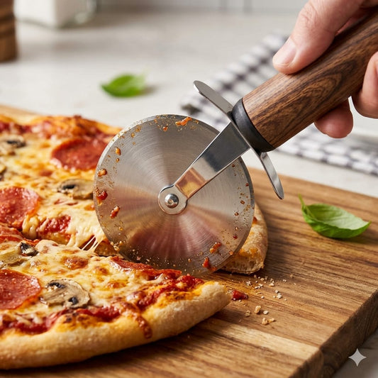 Wood Handle Pizza Cutter