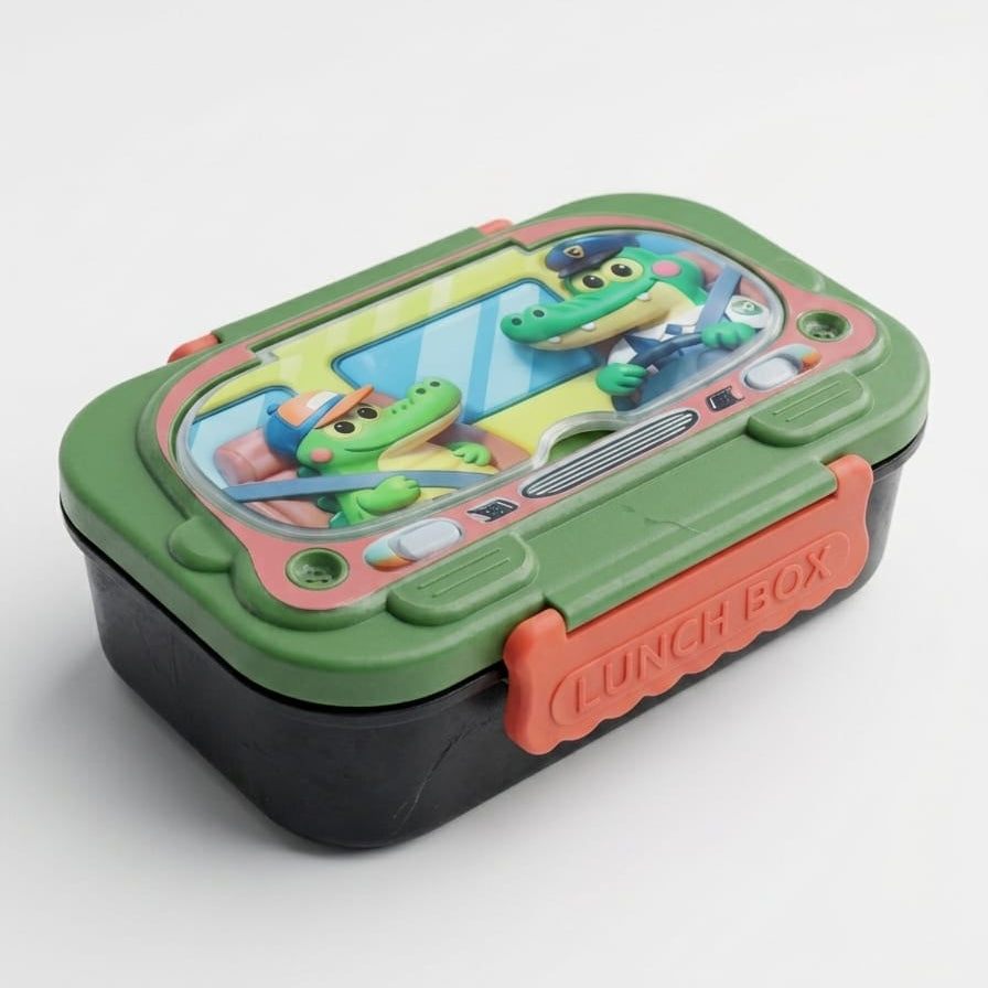 Two Compartment Stainless Steel Lunch Box