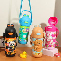 Rabbit Puzzle Design Water Bottle