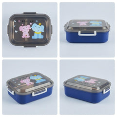 3 Compartment Stainless Steel Lunch Box