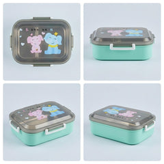 3 Compartment Stainless Steel Lunch Box
