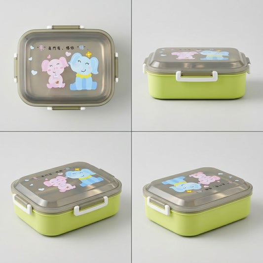 3 Compartment Stainless Steel Lunch Box