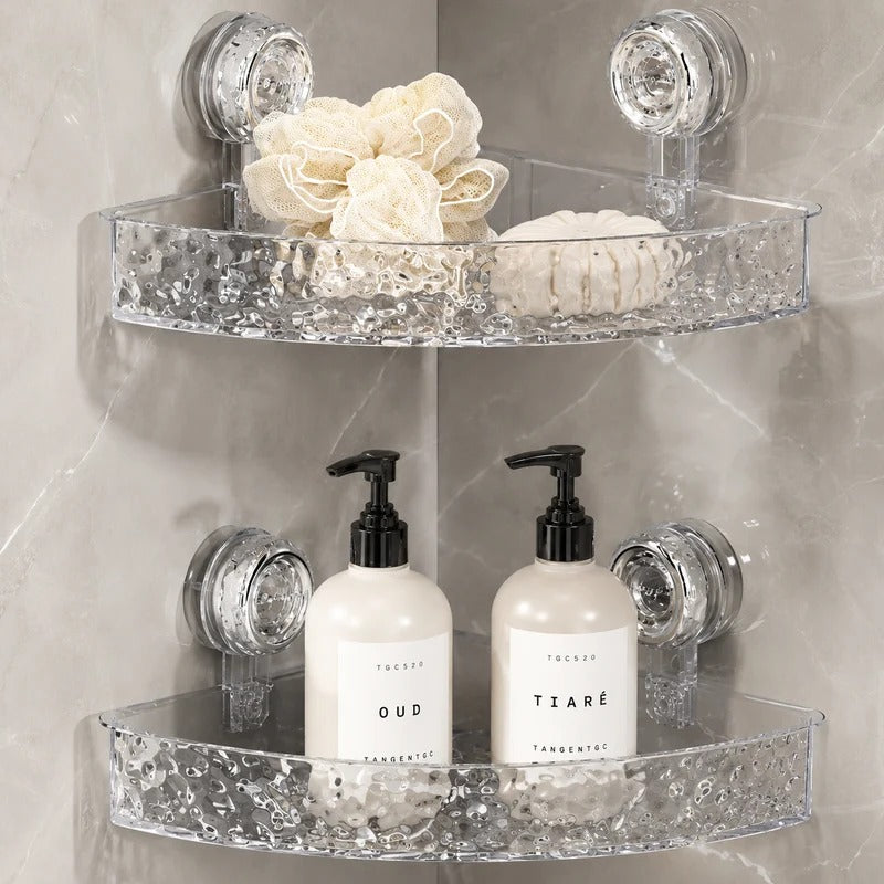 Acrylic Bathroom Corner Shelf