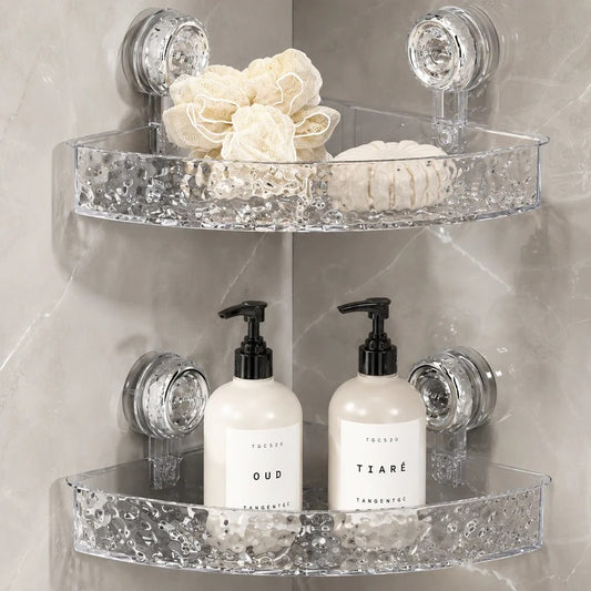 Acrylic Bathroom Corner Shelf