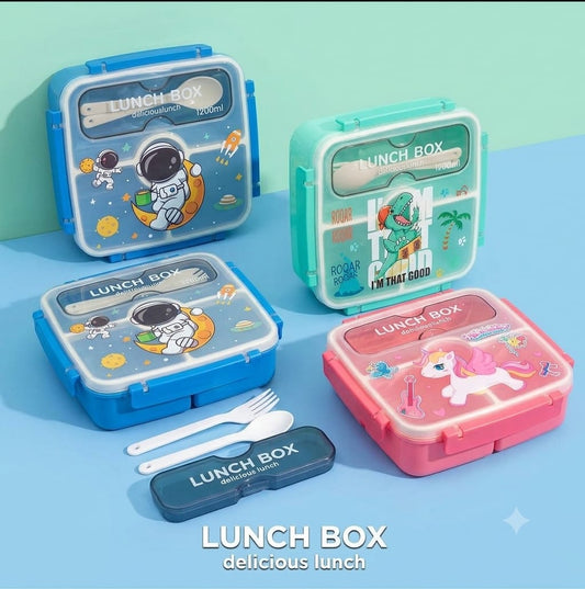 Delicious 3 Compartment Lunch Box