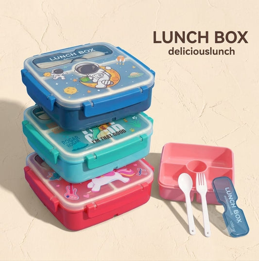 Delicious 3 Compartment Lunch Box
