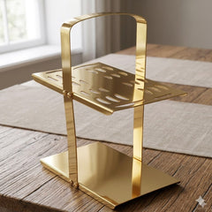 Single Pc Stainless Steel Cutlery Stand(Golden)