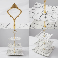 3 Tier Melamine Pastry Tray-D2