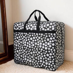 110GSM Non-Woven Luggage White (Polka Dot)