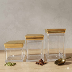 3 Piece Acrylic Jar D-1