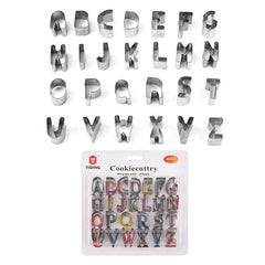 A TO Z 26 Pcs Cookie Cutter Small