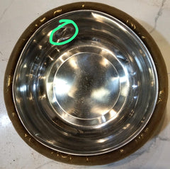 Printed Stainless Steel Velvet Naan Box(Without Lid)