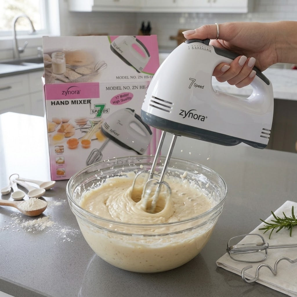 Zynora 7 Speed Hand Mixer