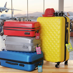 Creative Letter Silicone Soft Luggage Tags Card