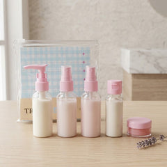 5 Pcs Travel kit Set-Pink