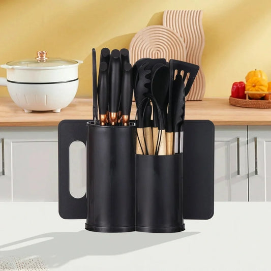 19 Pcs Kitchen Utensils Set-Black