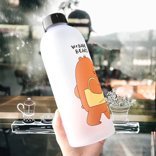 Cartoon Printed Water Bottle