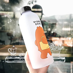 Cartoon Printed Water Bottle