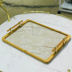 Single Piece Wooden Tray-Large