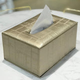 Leather Tissue Box Small-D1