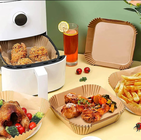Air Fryer Disposable Paper Liner Square (50pcs)